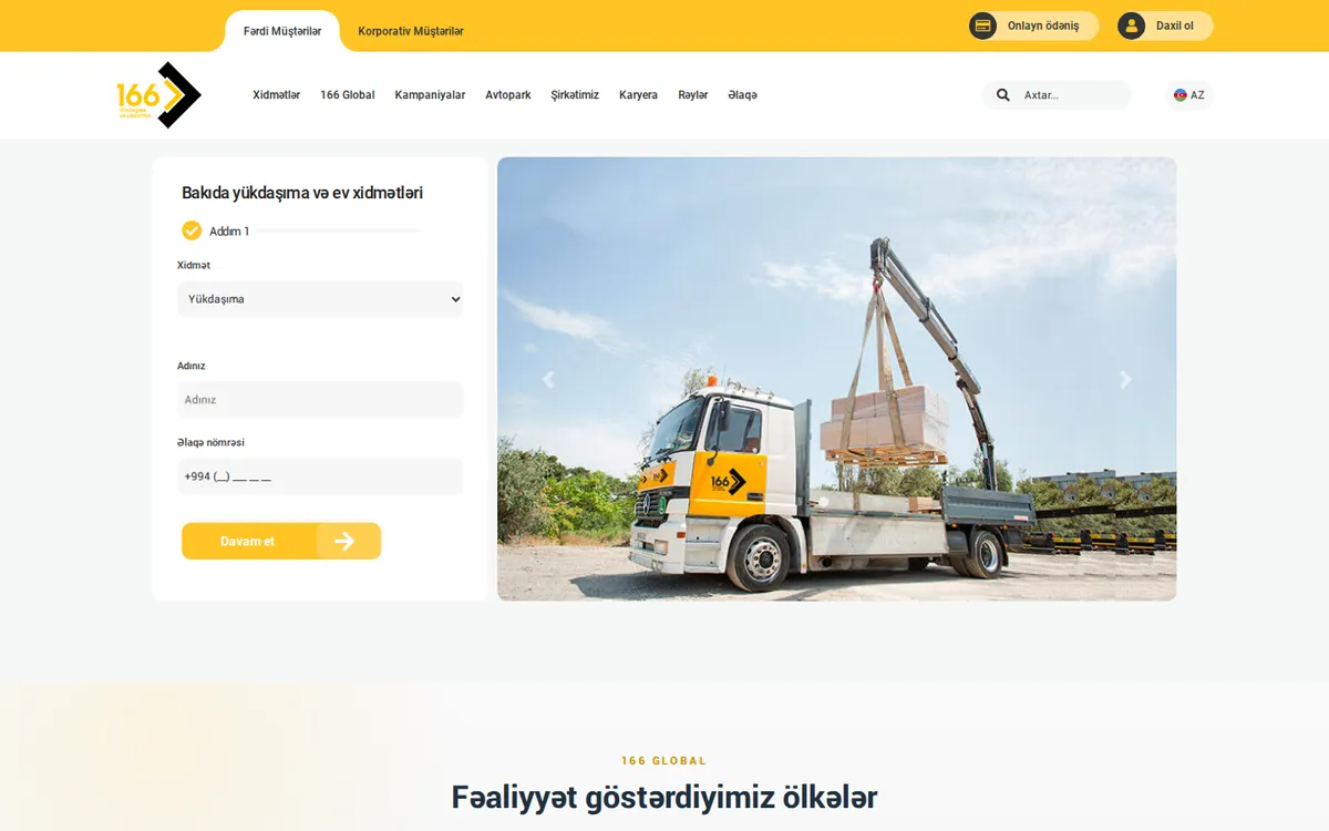 166 Yükdaşıma